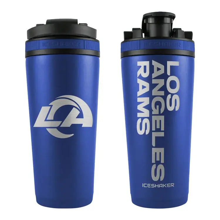 Wincraft Stainless Steel Ice Shaker Tumbler 26 oz - LA Rams