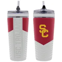 Wincraft 4D Stainless Steel Flex Ice Shaker Tumbler 26 oz Team Color - USC Trojans