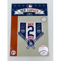 Emblem Source 2024-2025 Back to Back World Series Dodgers Collector Patch - Bats