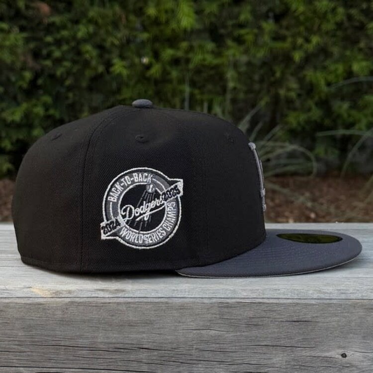 New Era LA Black/Graphite Back to Back WS Champs Circle