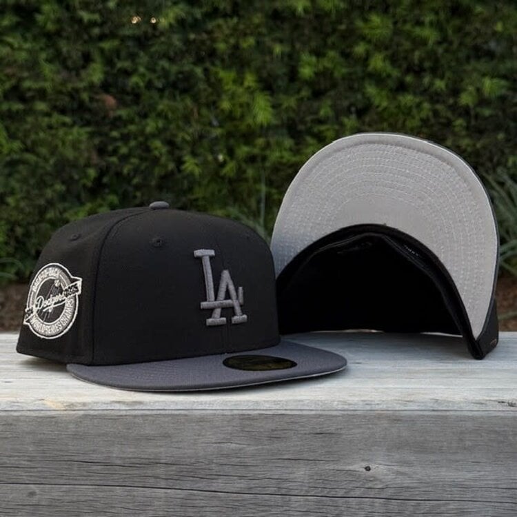 New Era LA Black/Graphite Back to Back WS Champs Circle