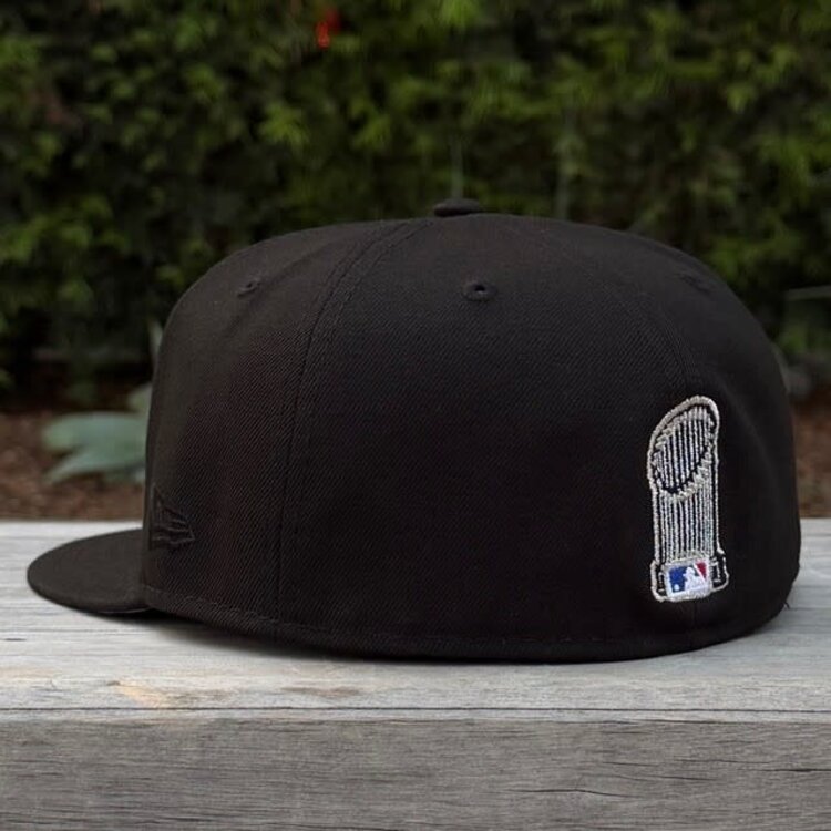 New Era LA Black RW Back to Back WS Champs Rings Trophy