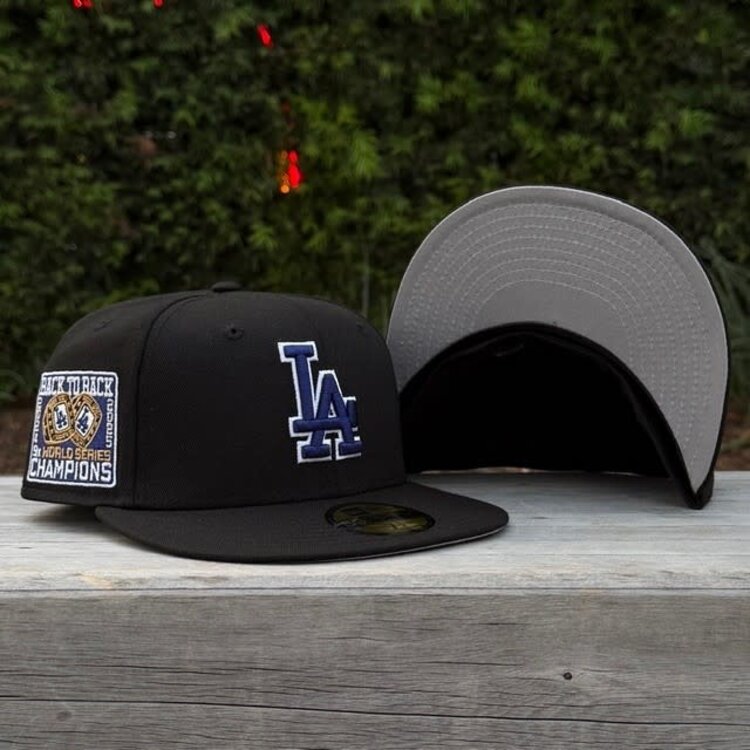 New Era LA Black RW Back to Back WS Champs Rings Trophy