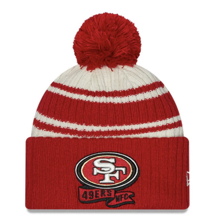 New Era 49ers NFL 2022 Youth Sideline Sport Knit