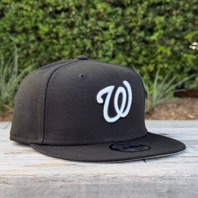 New Era Nationals Black White "W" 950
