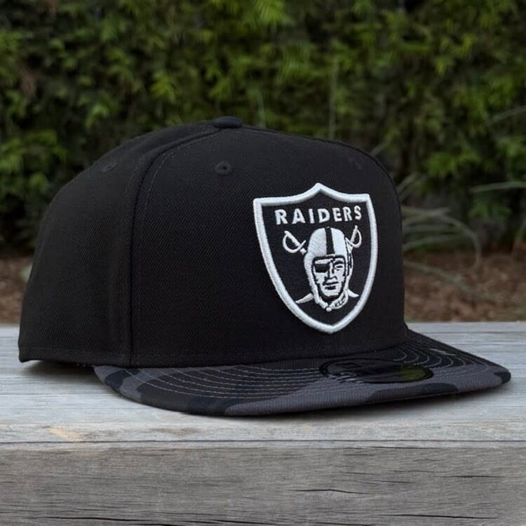 New Era Raiders Camo Vize Black/Camo 950