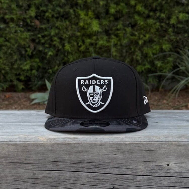 New Era Raiders Camo Vize Black/Camo 950