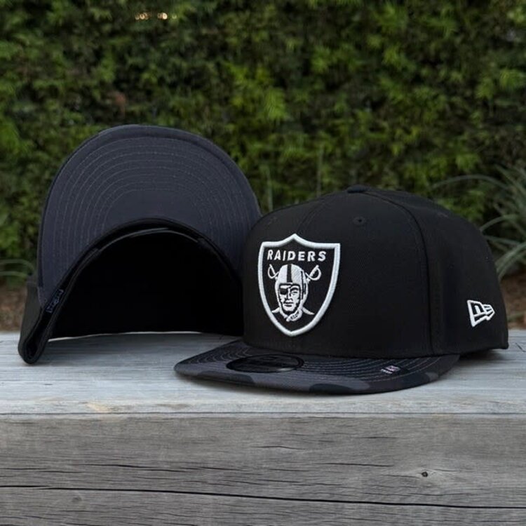 New Era Raiders Camo Vize Black/Camo 950