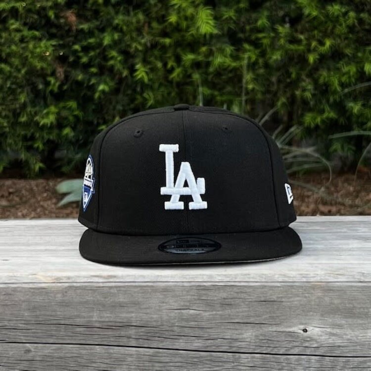 New Era LA Dodgers Black White 2025 WS Champs Side Patch 950 Snapback