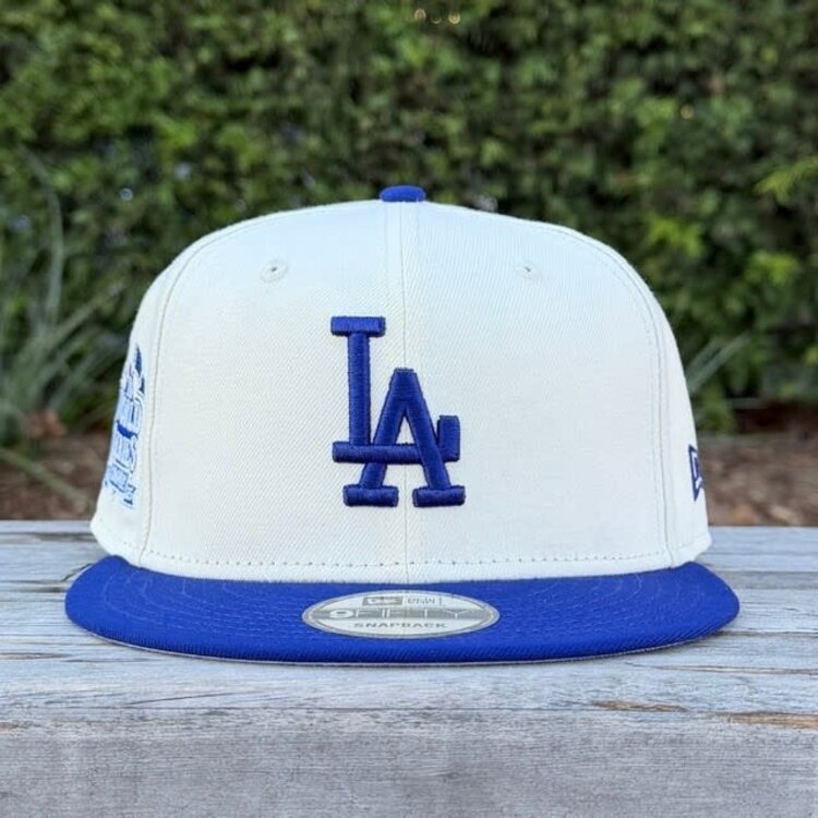 New Era LA Dodgers Ivory/Royal 2025 WS Champs Flags 950 Snapback