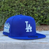 New Era LA Dodgers Royal Metallic 2025 WS Champs Flags 950 Snapback