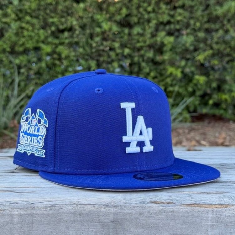 New Era LA Dodgers Royal Metallic 2025 WS Champs Flags 950 Snapback