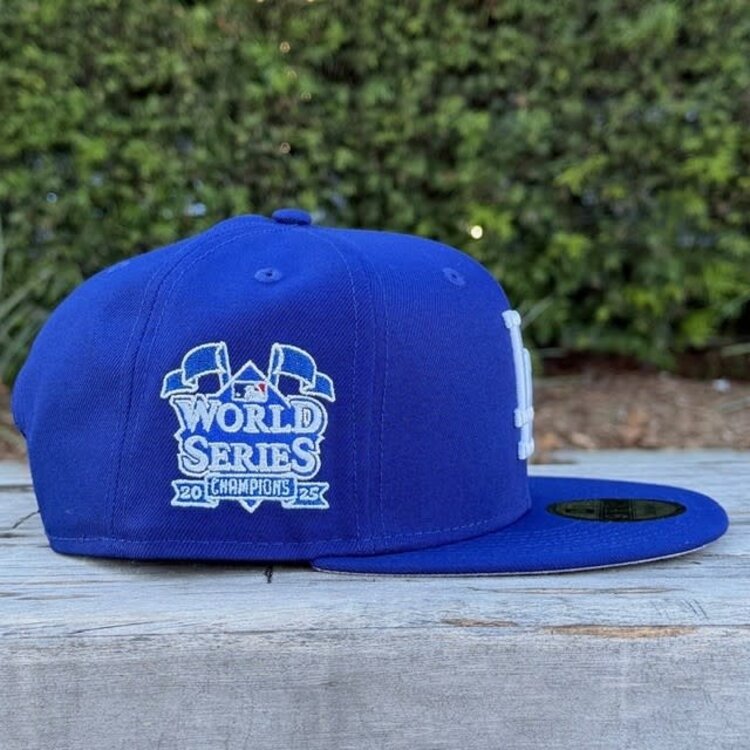 New Era LA Dodgers Royal Metallic 2025 WS Champs Flags 950 Snapback