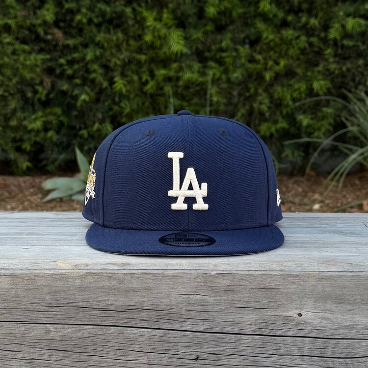 New Era LA Dodgers Navy Ivory 2025 WS Champs Trophy 950 Snapback