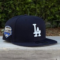 New Era LA Dodgers Navy White 2025 WS Champs Side Patch 950 Snapback
