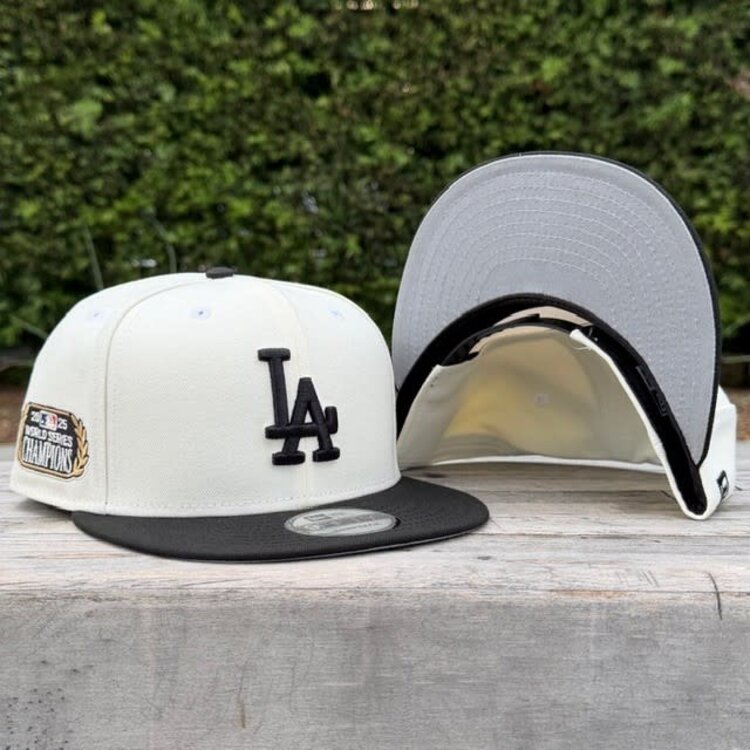New Era LA Ivory/Black 2025 World Series Champs Laurel SP 950