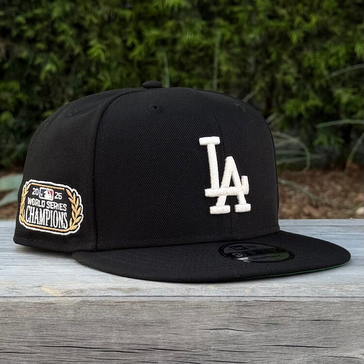 New Era LA Black Ivory 2025 World Series Champs Laurel SP 950