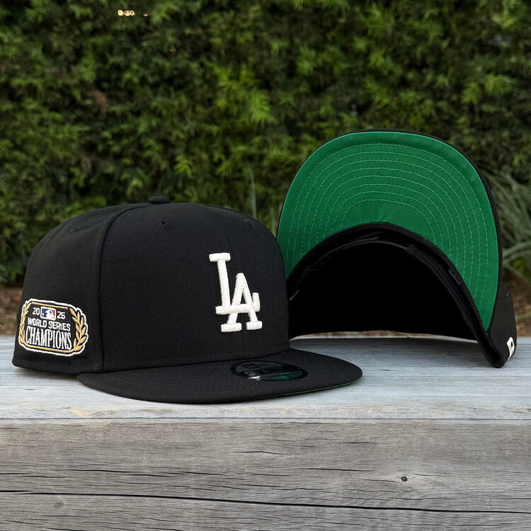 New Era LA Black Ivory 2025 World Series Champs Laurel SP 950