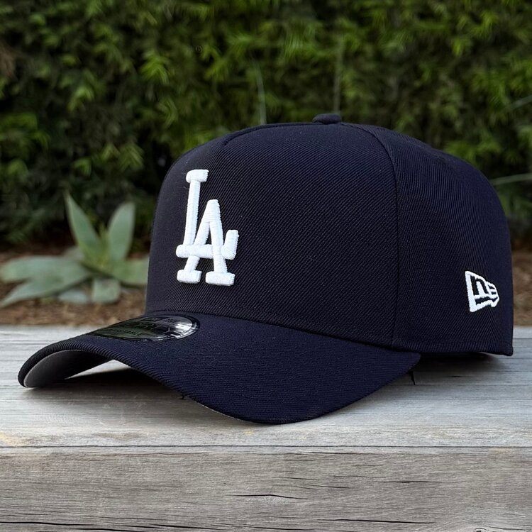 New Era LA Dodgers Navy White 2025 WS Champs Side Patch 940 A-Frame