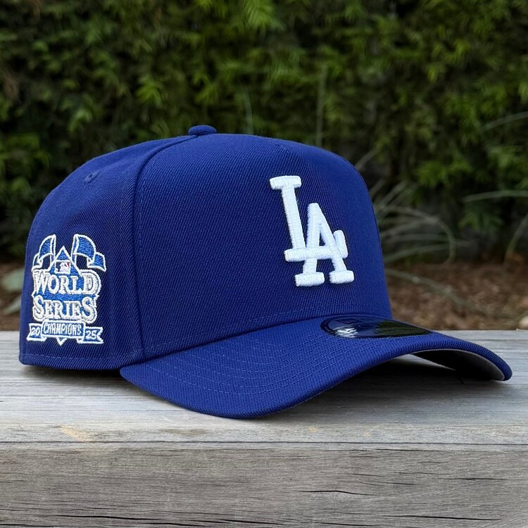 New Era LA Dodgers Royal 2025 WS Champs Flags 940 A-Frame