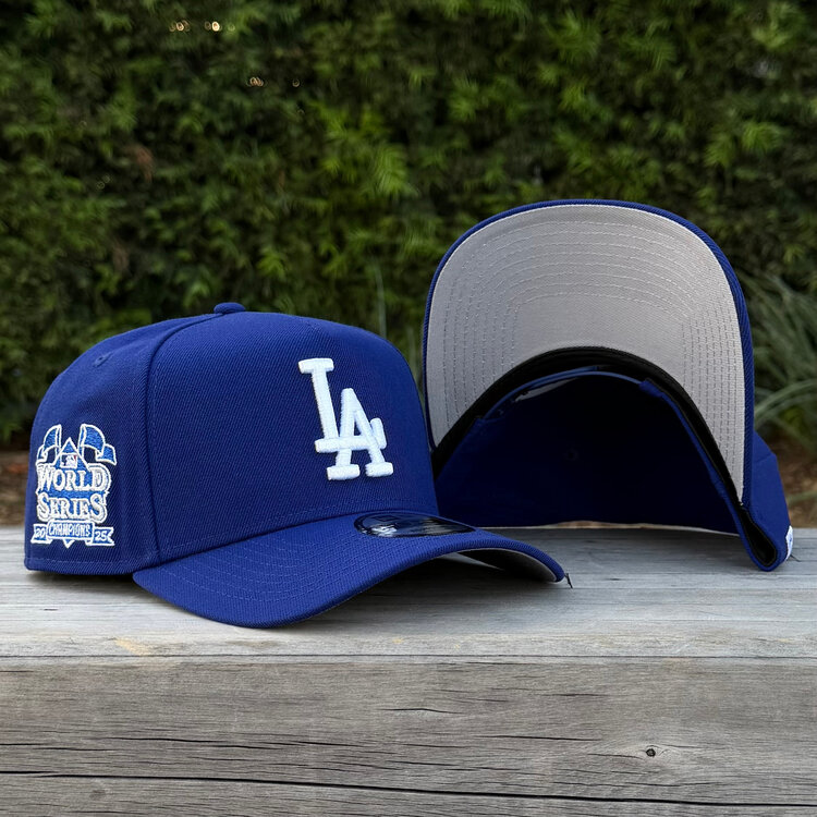 New Era LA Dodgers Royal 2025 WS Champs Flags 940 A-Frame
