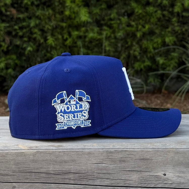 New Era LA Dodgers Royal 2025 WS Champs Flags 940 A-Frame