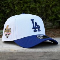 New Era LA Dodgers White/Royal 2025 WS Champs Trophy 940 A-Frame
