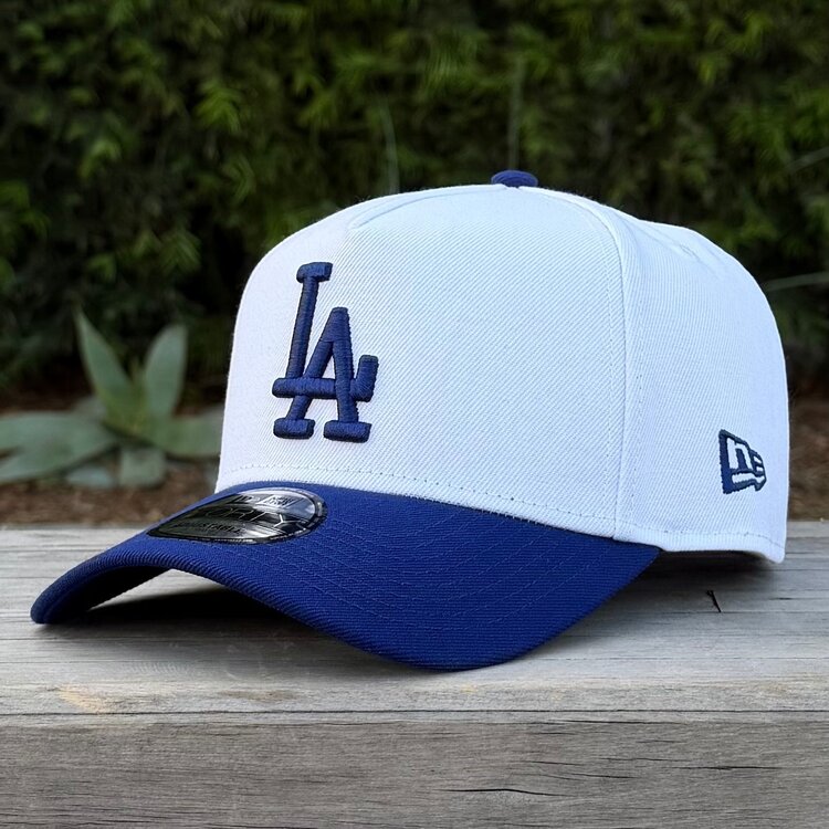 New Era LA Dodgers White/Royal 2025 WS Champs Trophy 940 A-Frame