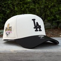 New Era LA Dodgers Stone/Black 2025 WS Champs Trophy 940 A-Frame