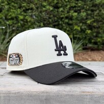 New Era LA Ivory/Black 2025 World Series Champs Laurel SP 940 a-frame