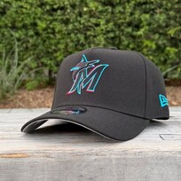 New Era Miami Marlins Black Team 940 A-Frame