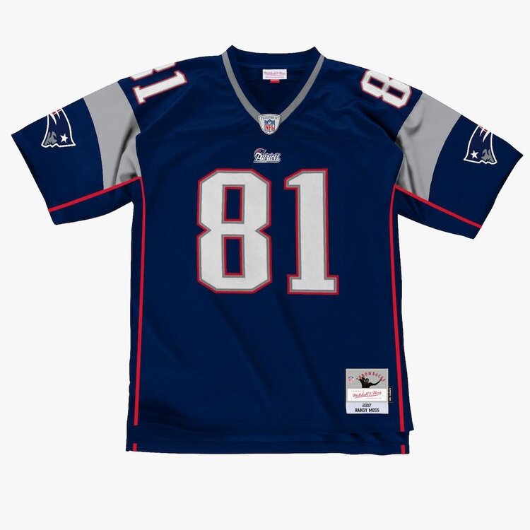 Mitchell and Ness NFL Patriots Men's M&N 2007 Randy Moss Navy