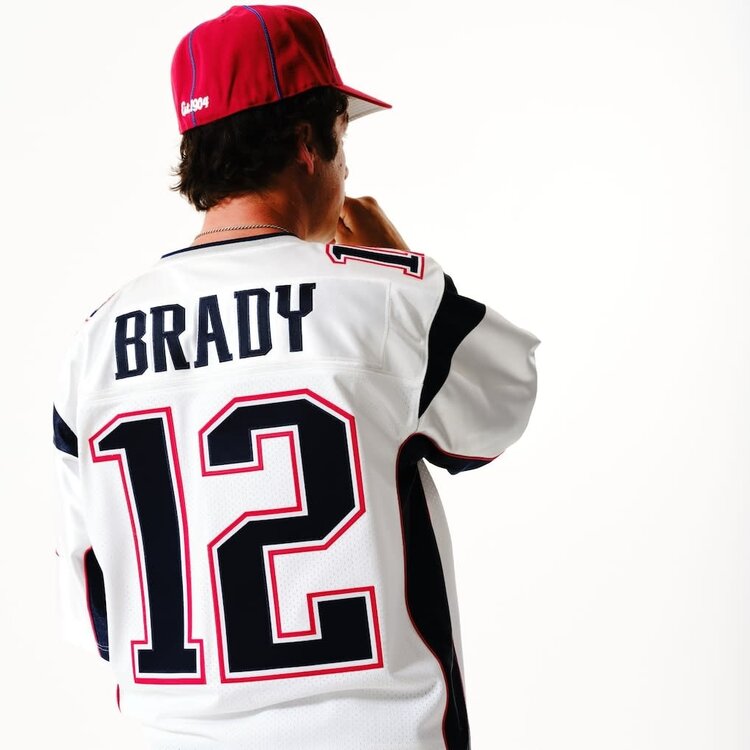 Mitchell and Ness NFL Patriots Men's M&N 2000 Tom Brady Jersey White