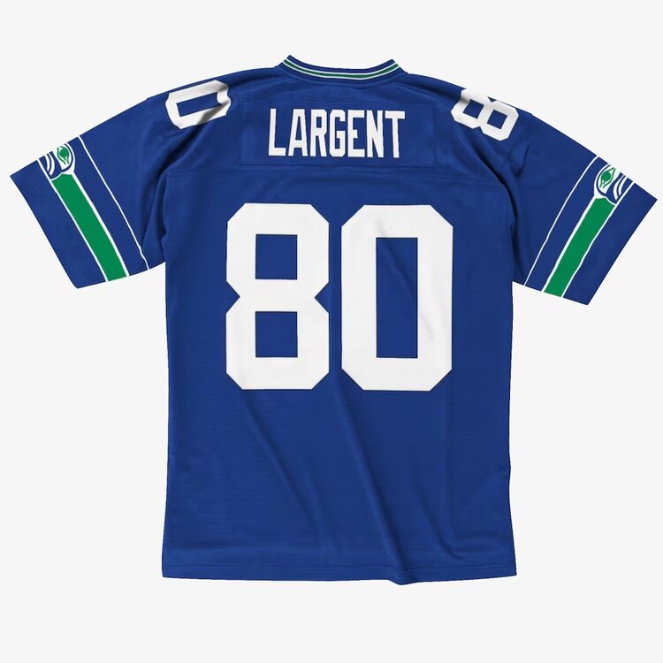 Mitchell and Ness NFL Seahawks Men's M&N 1985 Steve Largent Jersey Royal