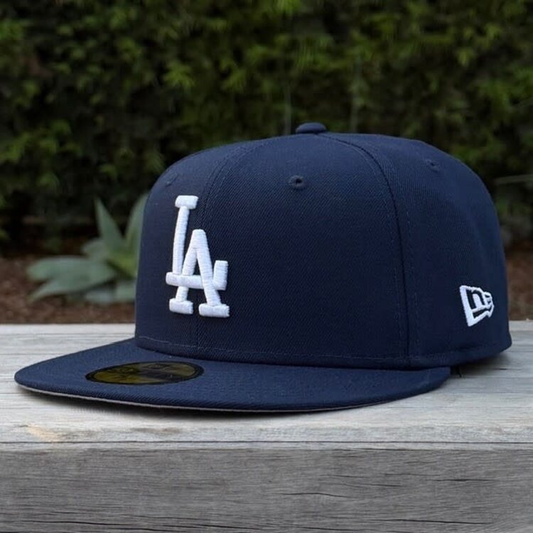 New Era LA Navy White Back to Back World Series Champs Circle