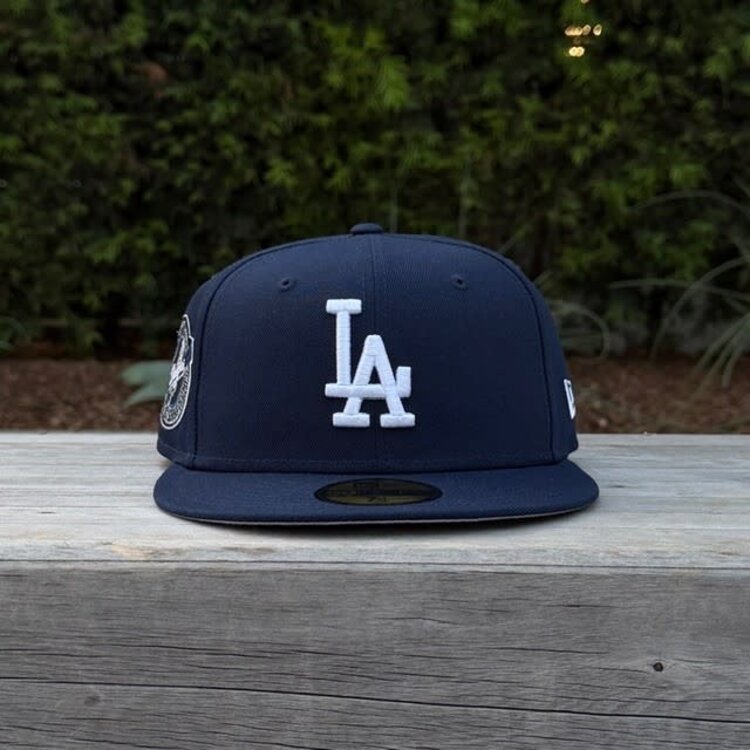 New Era LA Navy White Back to Back World Series Champs Circle