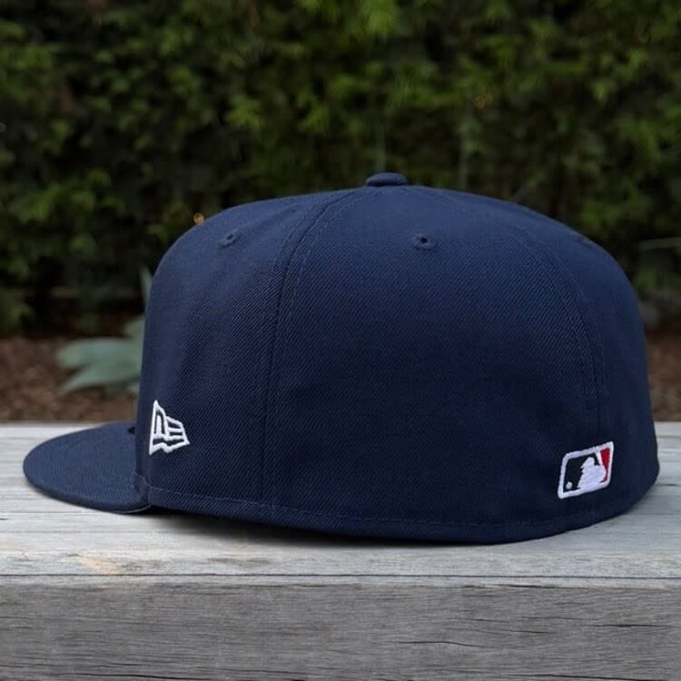 New Era LA Navy White Back to Back World Series Champs Circle