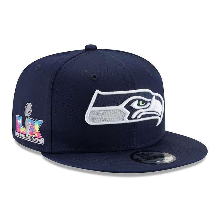 New Era Seattle Seahawks Super Bowl LX Side Patch 950 Snapback