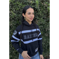 Mitchell and Ness Raiders M&N Women's Head Coach Hoodie Black/White