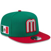 New Era Mexico WBC 2026 Green/Red 950 A-Frame Snapback
