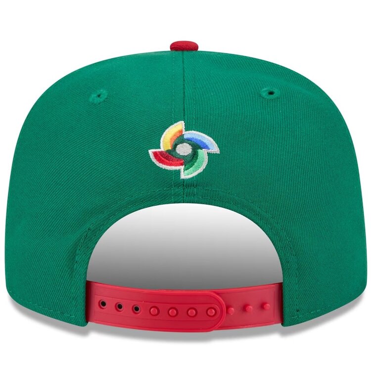 New Era Mexico WBC 2026 Green/Red 950 A-Frame Snapback