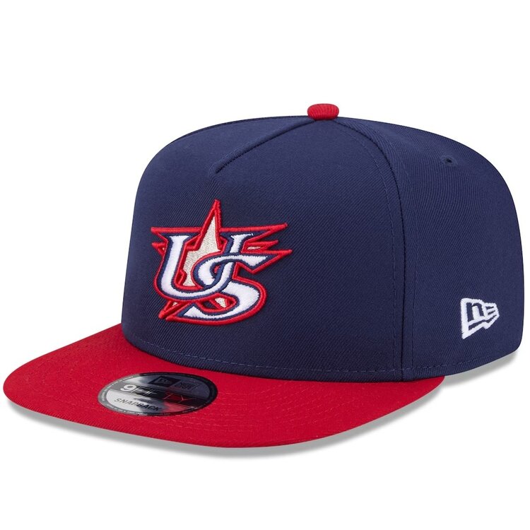 New Era USA WBC 2026 Navy/Red 950 A-Frame Snapback