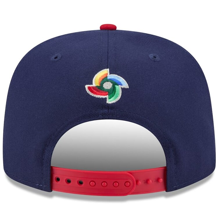 New Era USA WBC 2026 Navy/Red 950 A-Frame Snapback