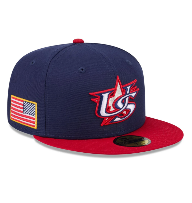 New Era USA Baseball WBC 2026 Navy/Red