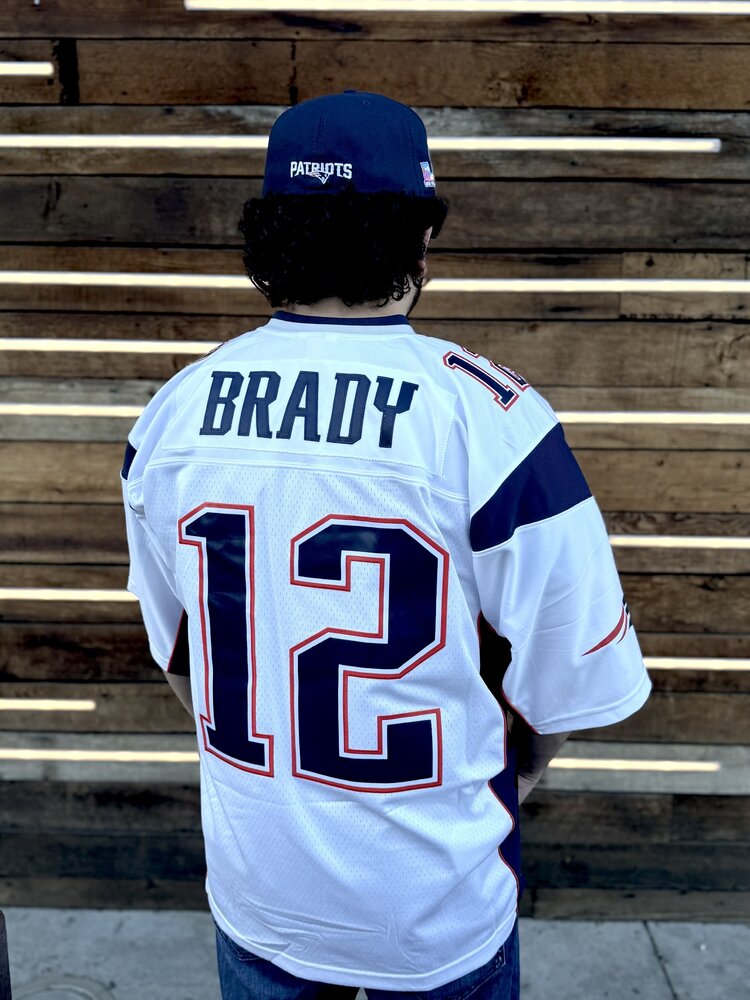 Mitchell and Ness NFL Patriots Men's M&N 2000 Tom Brady Jersey White