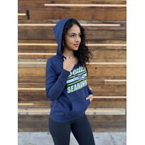 Majestic Seattle Seahawks W Highlight Play Hoodie Blue