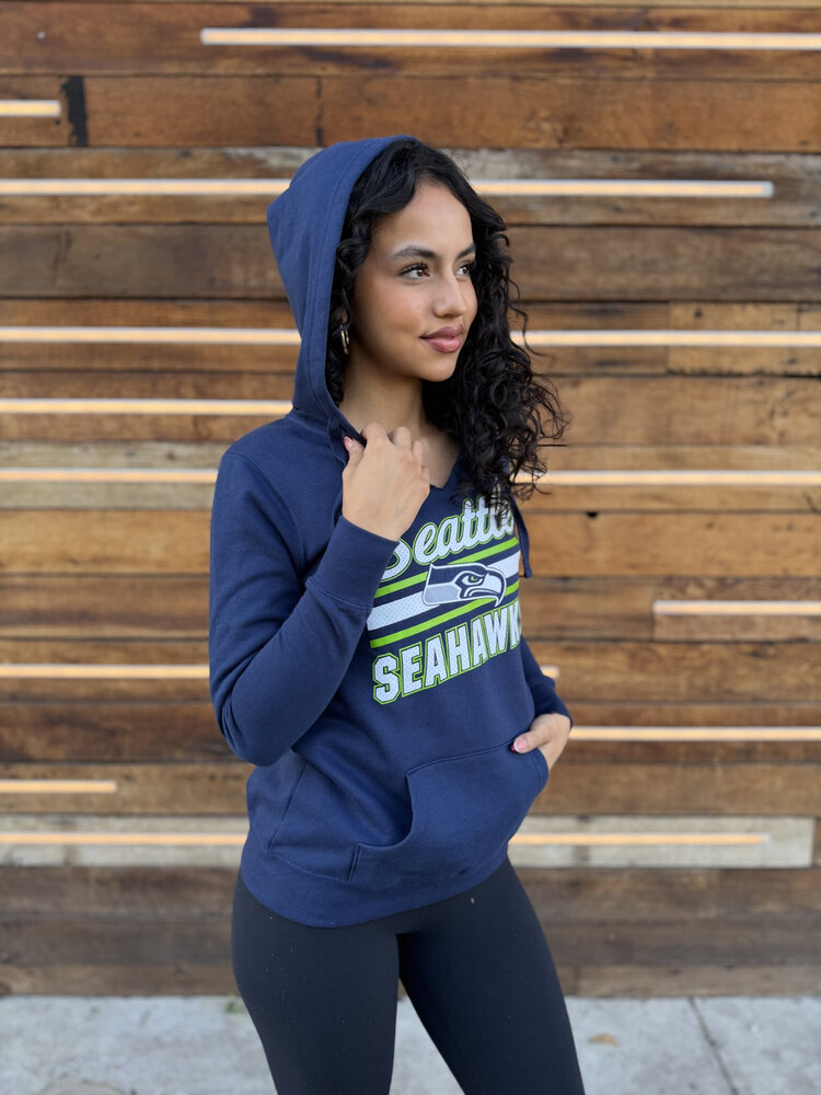Majestic Seattle Seahawks W Highlight Play Hoodie Blue
