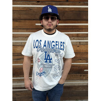Starter LA Dodgers Men's Starter Wild Card Vintage White Short Sleeve Tee
