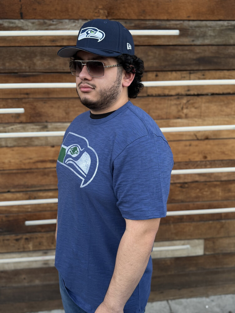 47 Brand NFL Seattle Seahawks M '47 Legacy Scrum Basic Tee Blue