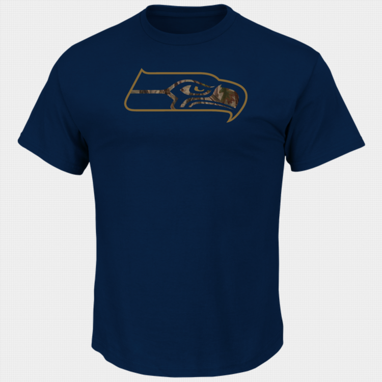 Majestic Seahawks M Camo Tek Patch